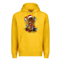 Lemon christmas heifer cow gnome Premium Hoodie - CowGirlArtShop