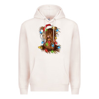 Pale Pink christmas heifer cow gnome Premium Hoodie - CowGirlArtShop