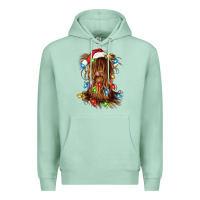 Seafoam christmas heifer cow gnome Premium Hoodie - CowGirlArtShop