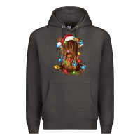 Smoke christmas heifer cow gnome Premium Hoodie - CowGirlArtShop