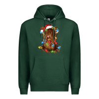 Sports Green christmas heifer cow gnome Premium Hoodie - CowGirlArtShop