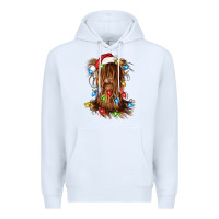 White christmas heifer cow gnome Premium Hoodie - CowGirlArtShop