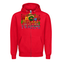 Red Nacho average Teacher Zipper Hoodie - NancyCooperArtShop