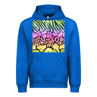 Cobalt neon rainbow safari seamless pattern Urban Hoodie - BundleAndBundleShop