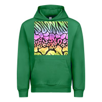 Emerald neon rainbow safari seamless pattern Urban Hoodie - BundleAndBundleShop