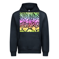 Navy neon rainbow safari seamless pattern Urban Hoodie - BundleAndBundleShop
