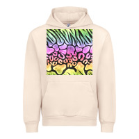 Sandshell neon rainbow safari seamless pattern Urban Hoodie - BundleAndBundleShop