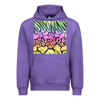 Tulip neon rainbow safari seamless pattern Urban Hoodie - BundleAndBundleShop