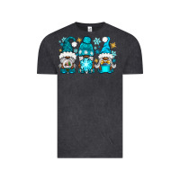 Vintage Black winter afro gnomies Vintage Tee - NancyCooperArtShop