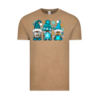 Vintage Coffee winter afro gnomies Vintage Tee - NancyCooperArtShop