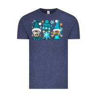 Vintage Denim winter afro gnomies Vintage Tee - NancyCooperArtShop