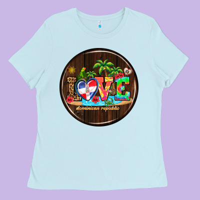 Dominican Republic Coasters Ladies Tee Designed By Adodesignshop