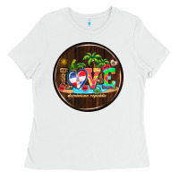White dominican republic coasters Ladies Tee - AdoDesignShop