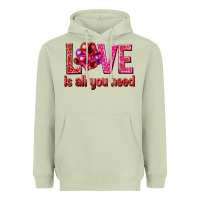 Matcha Love is all you need Valentine's Day Heavyweight Hoodie - HowdyJamesFarm
