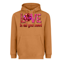 Meerkat Love is all you need Valentine's Day Heavyweight Hoodie - HowdyJamesFarm
