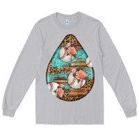 Moon Dust american football and western roses teardrop Long Sleeve Tee - BundleAndBundleShop