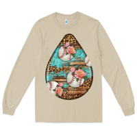Mushroom american football and western roses teardrop Long Sleeve Tee - BundleAndBundleShop