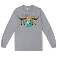 Heather Grey Wild Heart Long Sleeve Tee - JahusDesignShop