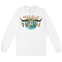 White Wild Heart Long Sleeve Tee - JahusDesignShop