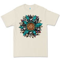 Bone cowhide leopard serape gemstone  sunflower Premium Tee - Artiststas