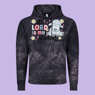 The Lord Is My Shepherd Vintage Hoodie Designed By Maliassmallbusiness