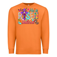 Carrot He is risen indeed Happy Easter Day Premium Sweatshirt - HowdyJamesFarm