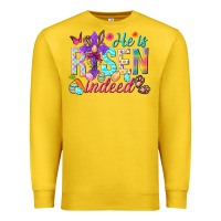 Lemon He is risen indeed Happy Easter Day Premium Sweatshirt - HowdyJamesFarm
