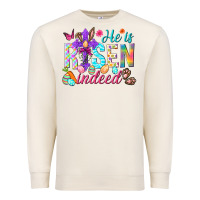 Sandshell He is risen indeed Happy Easter Day Premium Sweatshirt - HowdyJamesFarm