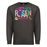 Smoke He is risen indeed Happy Easter Day Premium Sweatshirt - HowdyJamesFarm