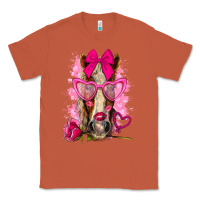 Copper valentines day horse with sunglasses Classic Tee - NancyCooperArtShop