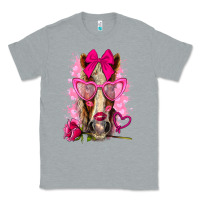 Heather Grey valentines day horse with sunglasses Classic Tee - NancyCooperArtShop
