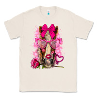 Natural valentines day horse with sunglasses Classic Tee - NancyCooperArtShop