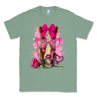 Sage valentines day horse with sunglasses Classic Tee - NancyCooperArtShop