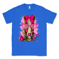 True Royal valentines day horse with sunglasses Classic Tee - NancyCooperArtShop