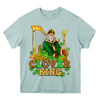 Arona st patricks clover king  with shamrocks Heavy Core Tee - AdoDesignShop