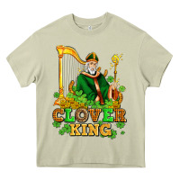 Mossy st patricks clover king  with shamrocks Heavy Core Tee - AdoDesignShop
