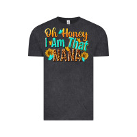 Vintage Black oh honey i am that nana Vintage Tee - NancyCooperArtShop