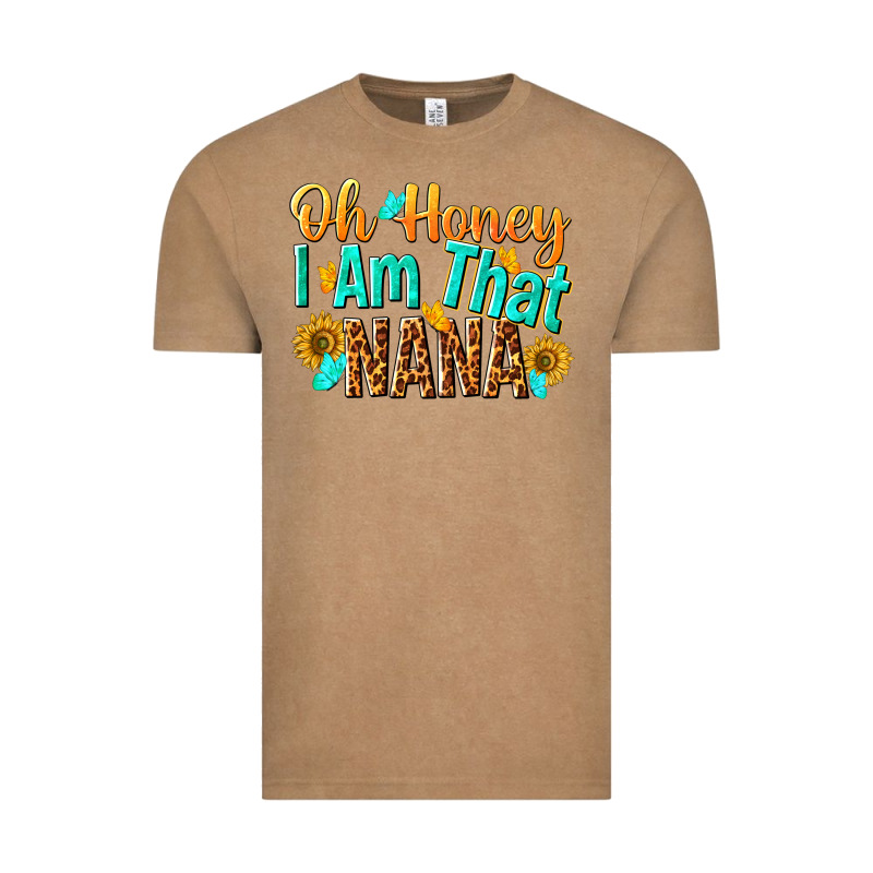 Oh Honey I Am That Nana Vintage Tee by NancyCooperArtShop | Teevron