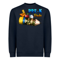 Navy pre k dude Heavyweight Sweatshirt - BundleAndBundleShop