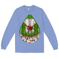 Colony Blue baseball and western roses teardrop  2 Long Sleeve Tee - BundleAndBundleShop