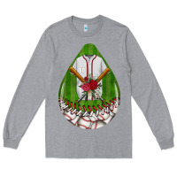 Heather Grey baseball and western roses teardrop  2 Long Sleeve Tee - BundleAndBundleShop