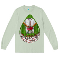 Matcha baseball and western roses teardrop  2 Long Sleeve Tee - BundleAndBundleShop