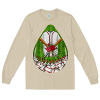 Mushroom baseball and western roses teardrop  2 Long Sleeve Tee - BundleAndBundleShop