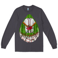 Baseball And Western Roses Teardrop  2 Long Sleeve Tee | Teevron