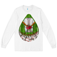 White baseball and western roses teardrop  2 Long Sleeve Tee - BundleAndBundleShop