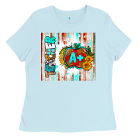 Baby Blue teacher a+ tumbler Ladies Tee - BundleAndBundleShop