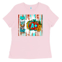 Bubblegum Pink teacher a+ tumbler Ladies Tee - BundleAndBundleShop