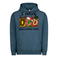 Pigment Midnight Navy I Have Obsessive Christmas Disorder Urban Hoodie - FaDigitalArtStudio