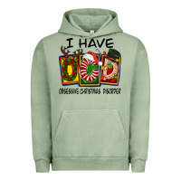 Pigment Oil Green I Have Obsessive Christmas Disorder Urban Hoodie - FaDigitalArtStudio