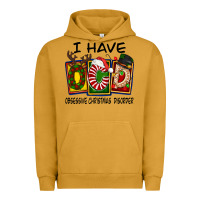 Pigment Peanut Butter I Have Obsessive Christmas Disorder Urban Hoodie - FaDigitalArtStudio